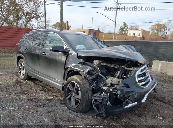 3GKALVEV3ML304255 2021 GMC TERRAIN Black Przód prawy