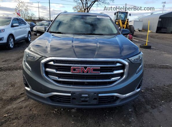 3GKALWEU0JL339652 2018 GMC TERRAIN Серый Вид спереди