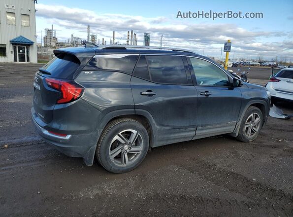 3GKALWEU0JL339652 2018 GMC TERRAIN Серый Задняя правая четверть