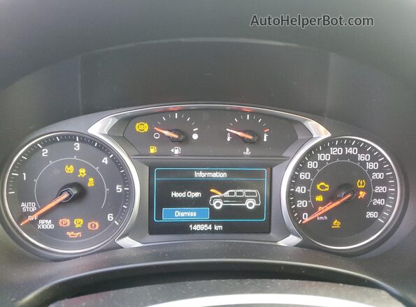 3GKALWEU0JL339652 2018 GMC TERRAIN Серый Вид щитка приборов