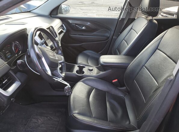 3GKALWEU0JL339652 2018 GMC TERRAIN Серый Вид салона спереди