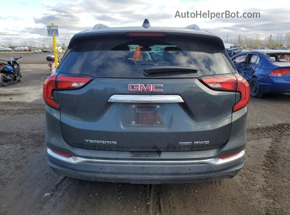 3GKALWEU0JL339652 2018 GMC TERRAIN Серый Вид сзади