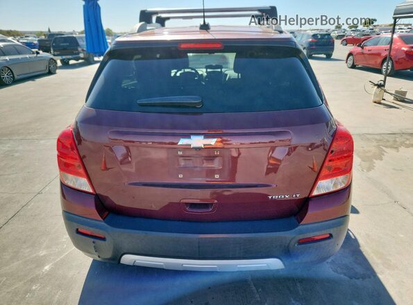 3GNCJLSB9GL276949 2016 CHEVROLET TRAX Бордовый Вид сзади