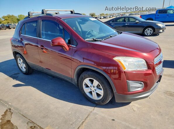 3GNCJLSB9GL276949 2016 CHEVROLET TRAX Бордовый Передняя правая четверть