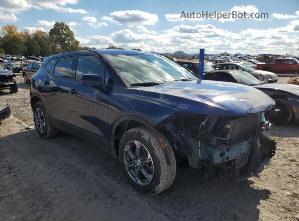 3GNKBCR49PS148281 2023 CHEVROLET BLAZER Синий Передняя правая четверть