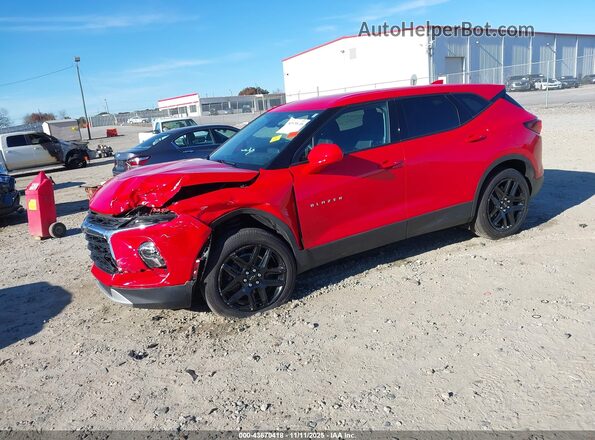 3GNKBCR49PS231404 2023 CHEVROLET BLAZER Красный Передняя левая четверть