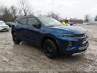 2022 Chevrolet Blazer Awd 2lt Blue vin: 3GNKBHR41NS132926