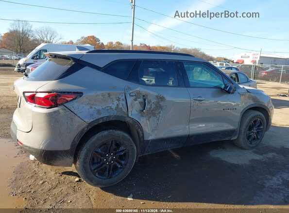 3GNKBHR43MS517712 2021 CHEVROLET BLAZER Gray Դիմացի տեսք