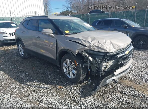 3GNKBHRS8MS558996 2021 CHEVROLET BLAZER Champagne Передняя правая четверть