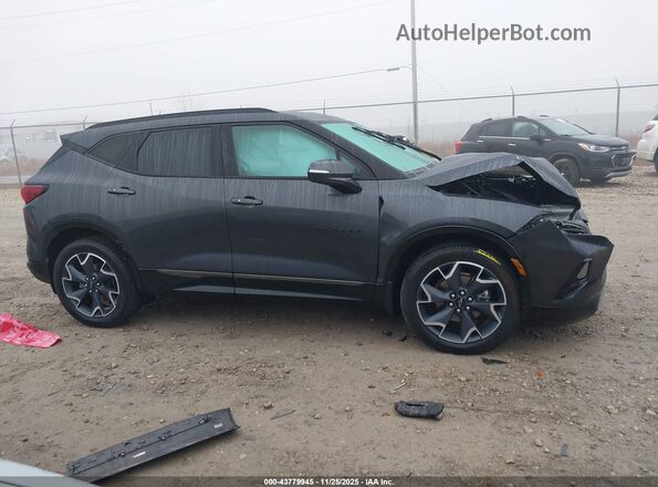 3GNKBKRS6MS522429 2021 CHEVROLET BLAZER Серый Вид задней части салона