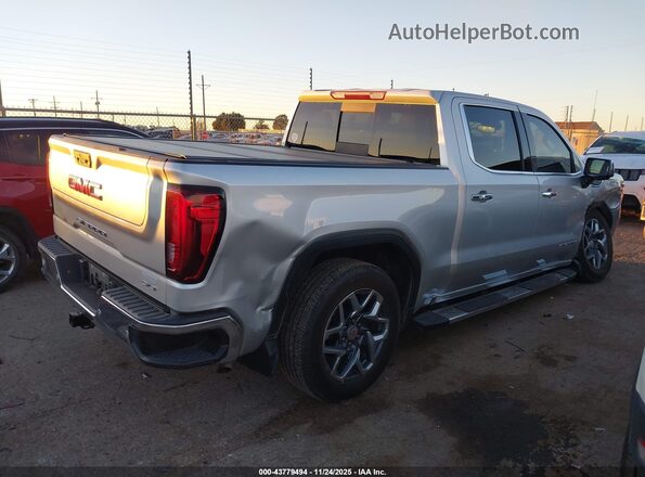 3GTPHDED5NG568807 2022 GMC SIERRA Серебряный Задняя правая четверть