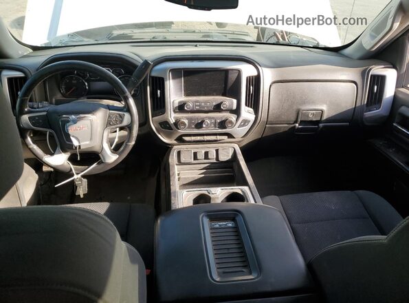 3GTU2MEC7HG469986 2017 GMC SIERRA Белый Вид панели приборов
