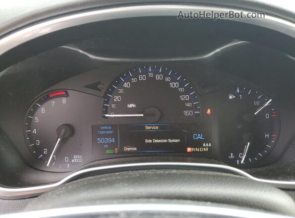 3GYFNEE34GS575999 2016 CADILLAC SRX Silver Vista del cuadro de instrumentos