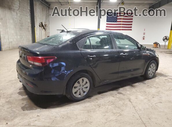 3KPA24AD0LE349713 2020 KIA RIO Black Trasero derecho