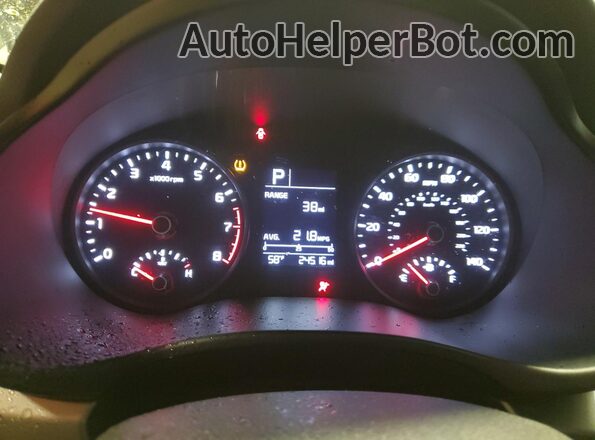 3KPA24AD0LE349713 2020 KIA RIO Black Vista del cuadro de instrumentos