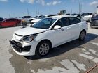 2022 Kia Rio Lx White vin: 3KPA24AD1NE509178