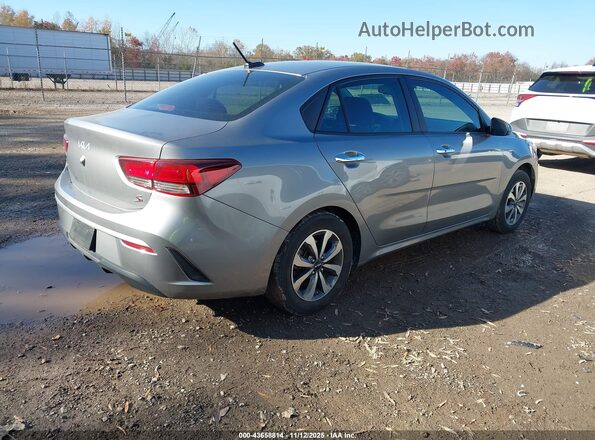 3KPA24AD4NE433570 2022 KIA RIO Серый Задняя правая четверть