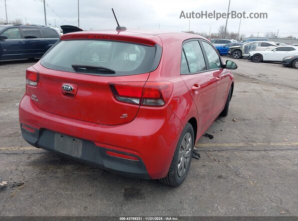 3KPA25AD4LE337537 2020 KIA RIO 5-DOOR Red Tył prawy