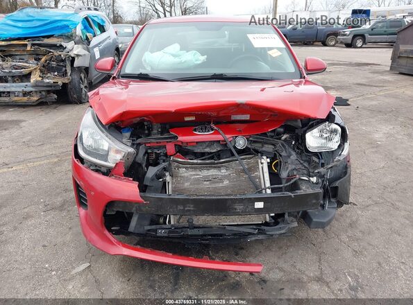3KPA25AD4LE337537 2020 KIA RIO 5-DOOR Red Widok wnętrza z tyłu