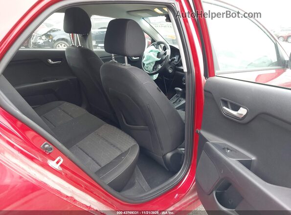 3KPA25AD4LE337537 2020 KIA RIO 5-DOOR Red Widok naklejki z numerem VIN