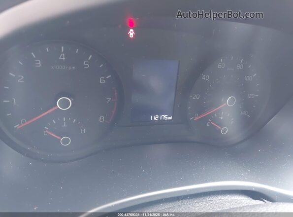3KPA25AD4LE337537 2020 KIA RIO 5-DOOR Red Widok tylnych siedzeń