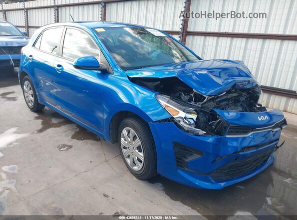 3KPA25AD5PE580103 2023 KIA RIO 5-DOOR Синий Передняя правая четверть