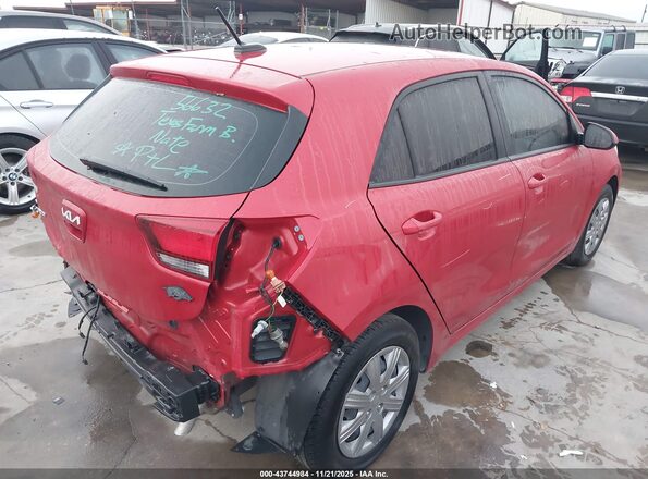 3KPA25AD5PE596348 2023 KIA RIO 5-DOOR Red Tył prawy