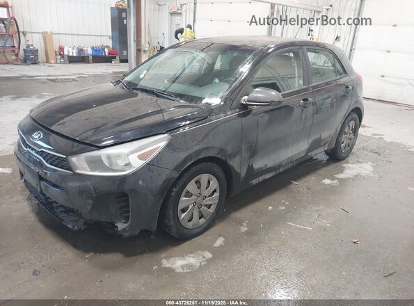 3KPA25AD6LE260444 2020 KIA RIO 5-DOOR Черный Передняя левая четверть