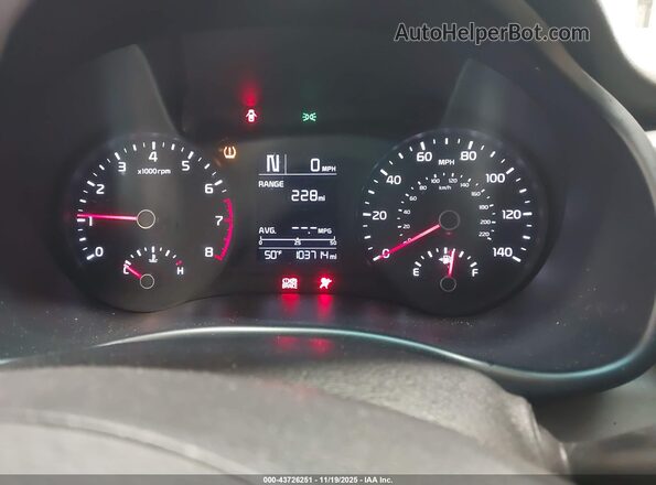 3KPA25AD6LE260444 2020 KIA RIO 5-DOOR Черный Вид задних сидений