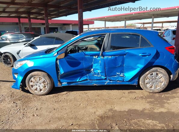 3KPA25AD8ME368002 2021 KIA RIO 5-DOOR Blue Вид спереду