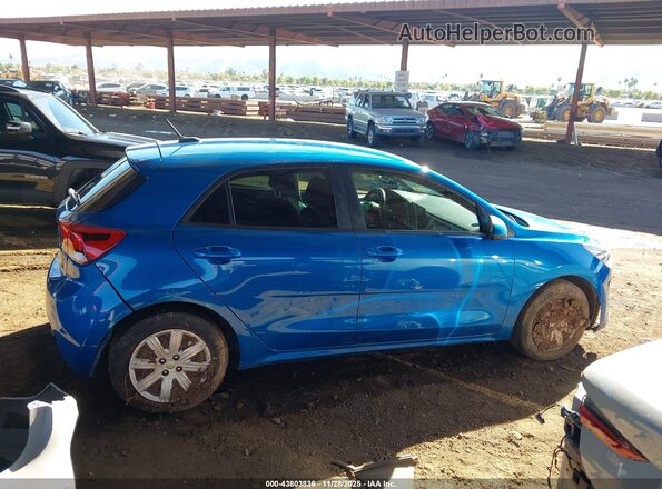 3KPA25AD8ME368002 2021 KIA RIO 5-DOOR Blue Панорамний вид салону 360°