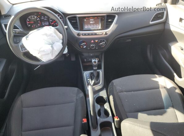 3KPC24A36JE021046 2018 HYUNDAI ACCENT Угольный Вид панели приборов