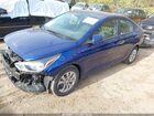 2022 Hyundai Accent Se Синий vin: 3KPC24A63NE186102