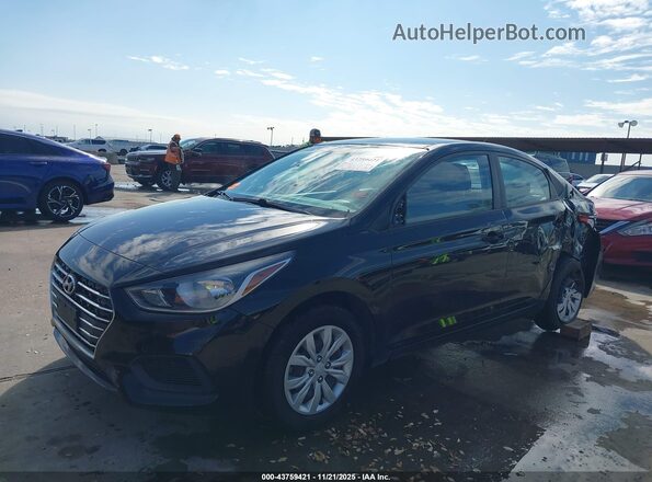 3KPC24A65ME131777 2021 HYUNDAI ACCENT Черный Передняя левая четверть