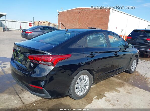 3KPC24A65ME131777 2021 HYUNDAI ACCENT Черный Задняя правая четверть