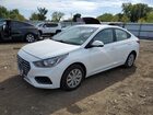 2021 Hyundai Accent Se White vin: 3KPC24A65ME135750