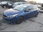 2017 Kia Forte Lx Синий vin: 3KPFK4A70HE092575