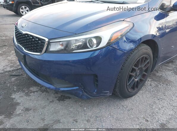 3KPFK4A70HE092575 2017 KIA FORTE Синий Вид спереди