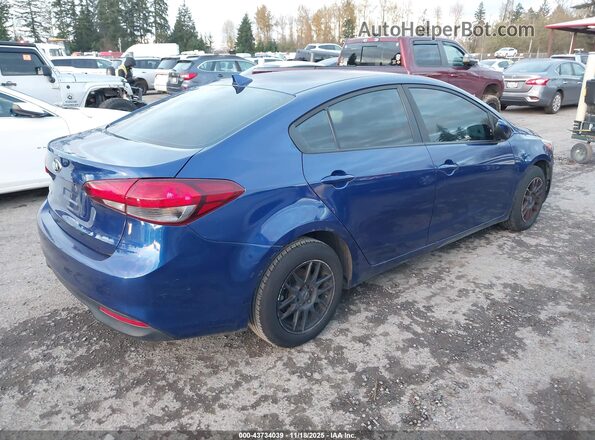 3KPFK4A70HE092575 2017 KIA FORTE Синий Задняя правая четверть
