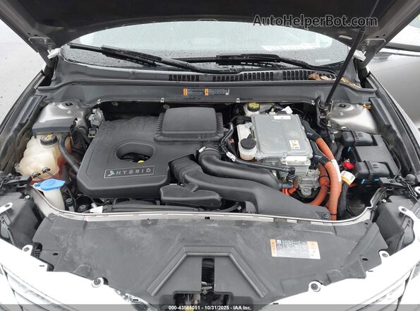 3LN6L2LU0GR627282 2016 LINCOLN MKZ HYBRID Серебряный Вид сзади