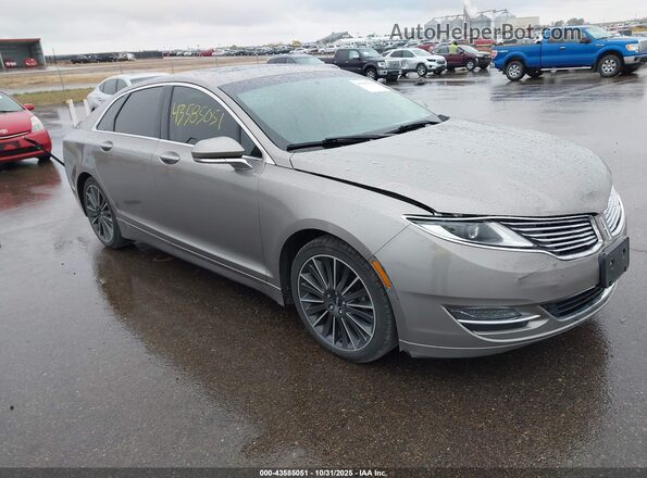 3LN6L2LU0GR627282 2016 LINCOLN MKZ HYBRID Серебряный Передняя правая четверть