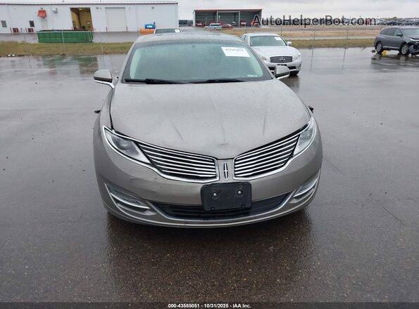 3LN6L2LU0GR627282 2016 LINCOLN MKZ HYBRID Серебряный Вид спереди