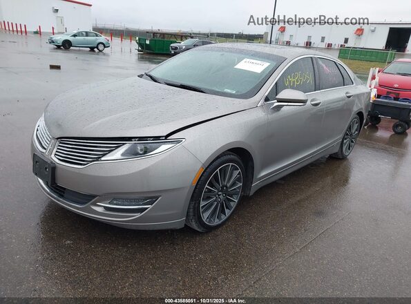 3LN6L2LU0GR627282 2016 LINCOLN MKZ HYBRID Серебряный Передняя левая четверть