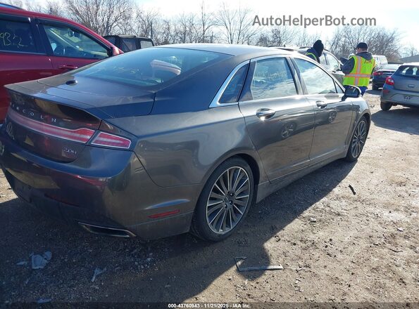 3LN6L2LU1GR628814 2016 LINCOLN MKZ HYBRID Серый Задняя правая четверть