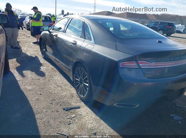 3LN6L2LU1GR628814 2016 LINCOLN MKZ HYBRID Серый Задняя левая четверть