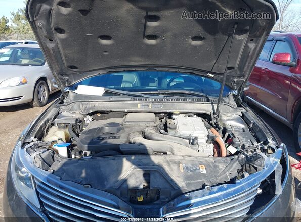 3LN6L2LU1GR628814 2016 LINCOLN MKZ HYBRID Серый Вид сзади