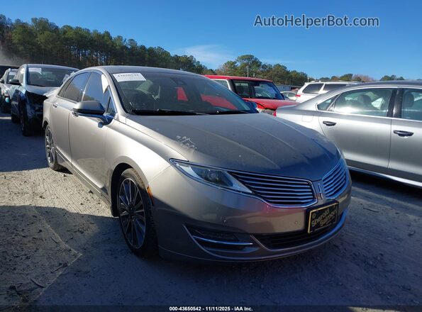 3LN6L2LU4GR620223 2016 LINCOLN MKZ HYBRID Серый Передняя правая четверть