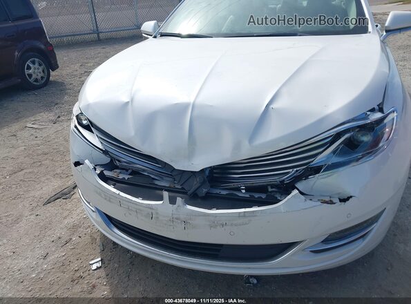 3LN6L2LU7GR632012 2016 LINCOLN MKZ HYBRID White Vista frontal