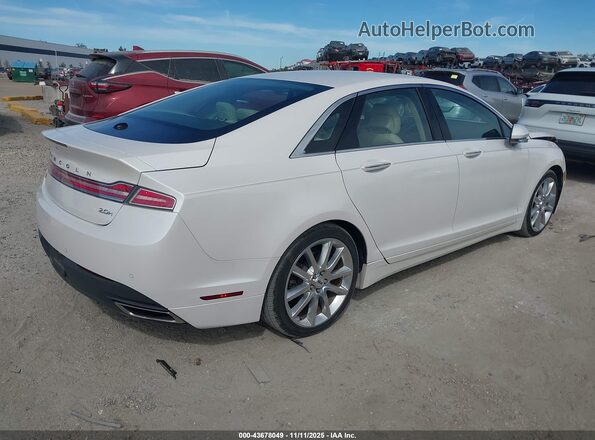 3LN6L2LU7GR632012 2016 LINCOLN MKZ HYBRID White Trasero derecho