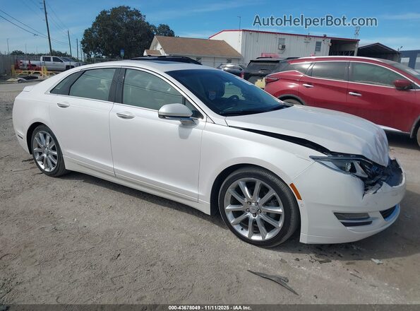3LN6L2LU7GR632012 2016 LINCOLN MKZ HYBRID White Delantero derecho